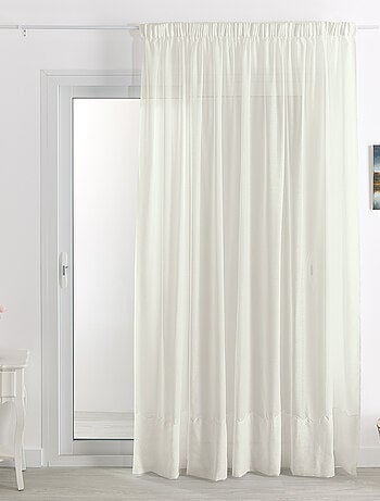 Telo ricamato con treccia arricciata in stile Cornely