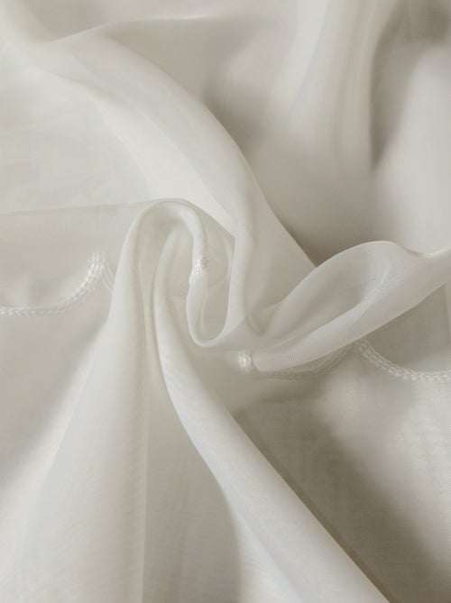 Telo ricamato con treccia arricciata in stile Cornely - Kiabi