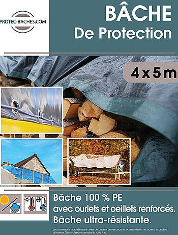 Telone impermeabile con occhielli 60gr/m²