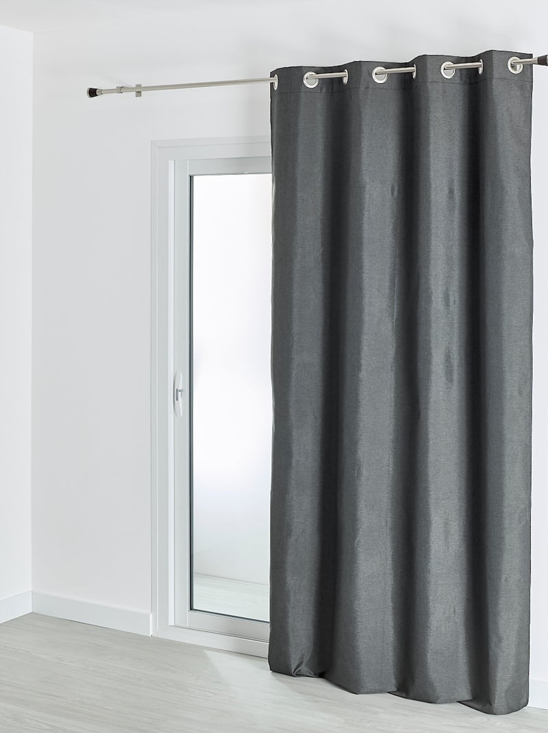 Tenda 100% oscurante effetto screziato Grigio antracite - Kiabi