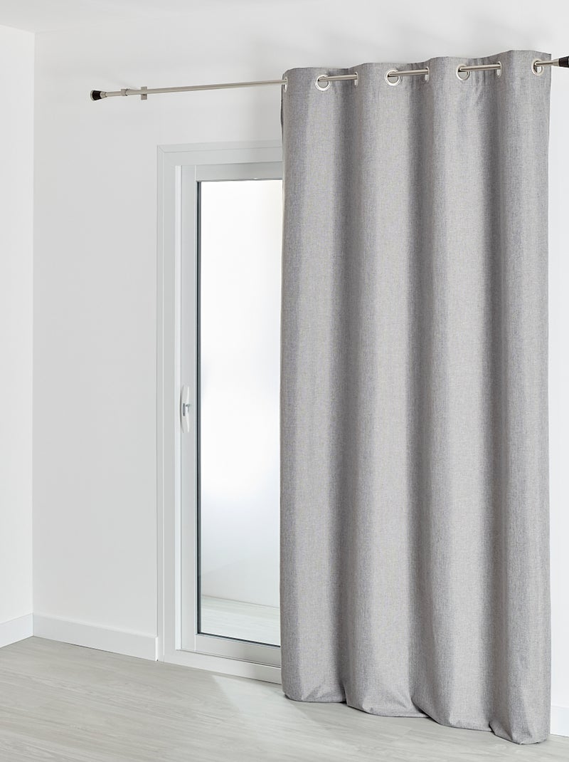 Tenda 100% oscurante effetto screziato Grigio chiaro - Kiabi