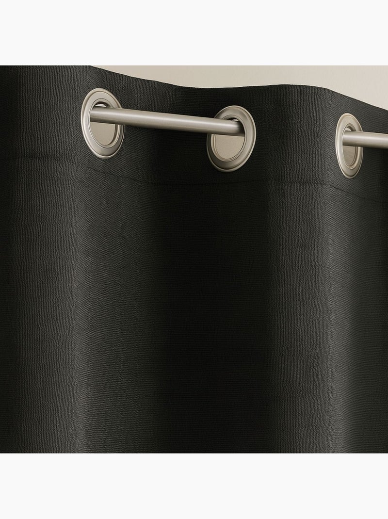 Tenda 100% oscurante M1 ignifuga Nero Nero - Kiabi
