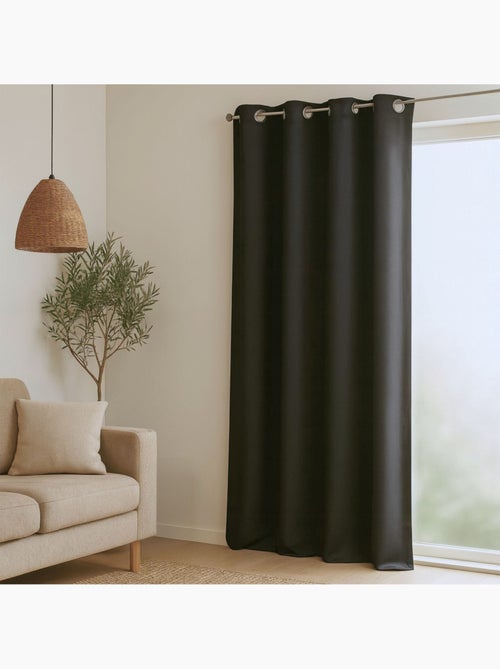Tenda 100% oscurante M1 ignifuga Nero - Kiabi