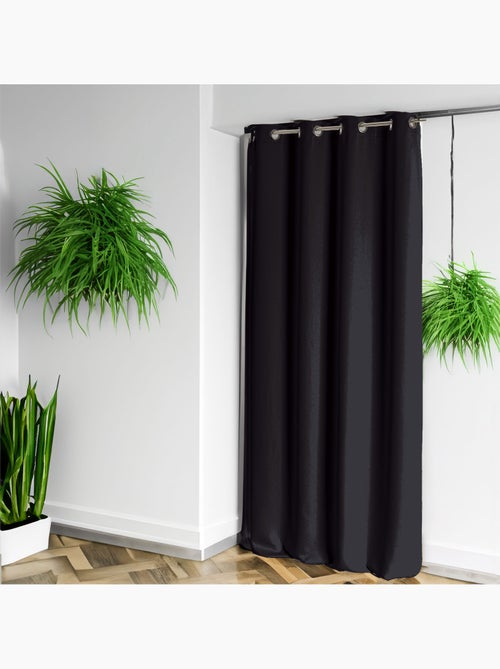 Tenda 100% oscurante M1 ignifuga Nero - Kiabi