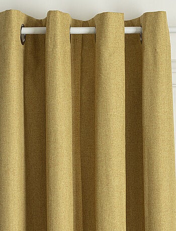 Tenda 100% oscurante rivestita in lino