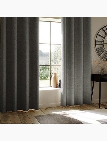 Tenda 100% oscurante rivestita in lino
