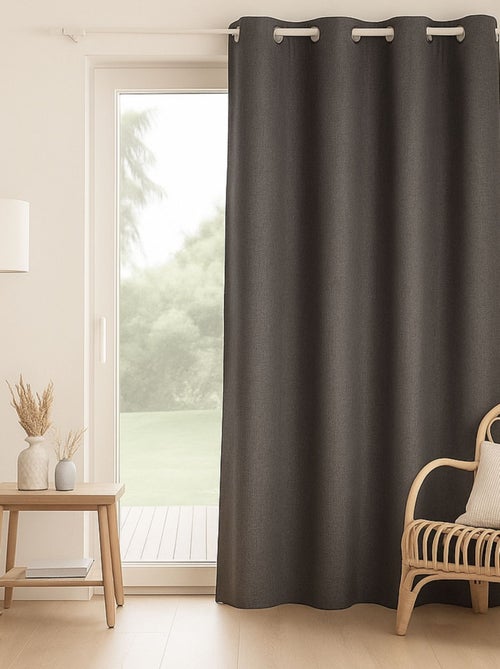 Tenda 100% oscurante rivestita in lino - Kiabi