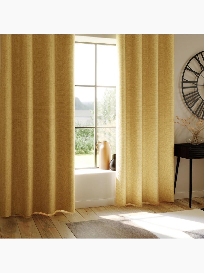 Tenda 100% oscurante rivestita in lino Lino - Kiabi