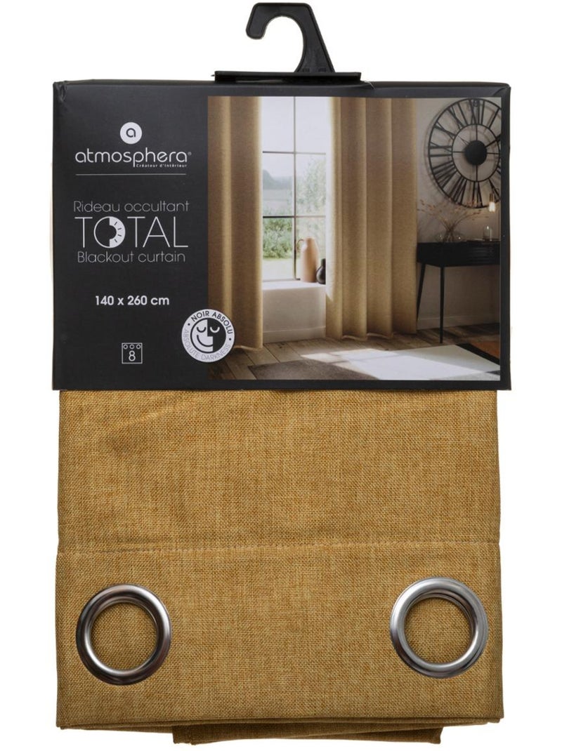 Tenda 100% oscurante rivestita in lino Lino - Kiabi