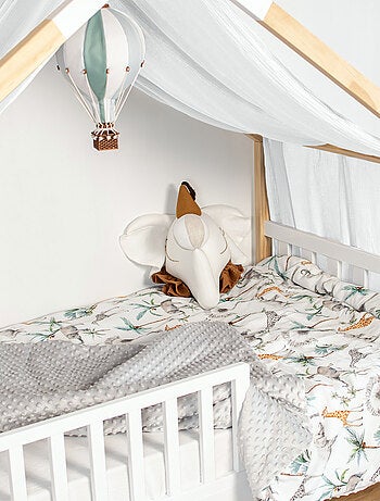 Tenda a baldacchino casetta in mussola di cotone jeanne | sevira kids | sevira kids