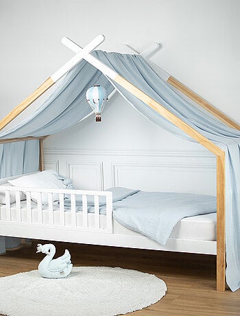 Tenda a baldacchino casetta in mussola di cotone jeanne | sevira kids | sevira kids