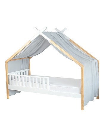 Tenda a baldacchino casetta in mussola di cotone jeanne | sevira kids | sevira kids