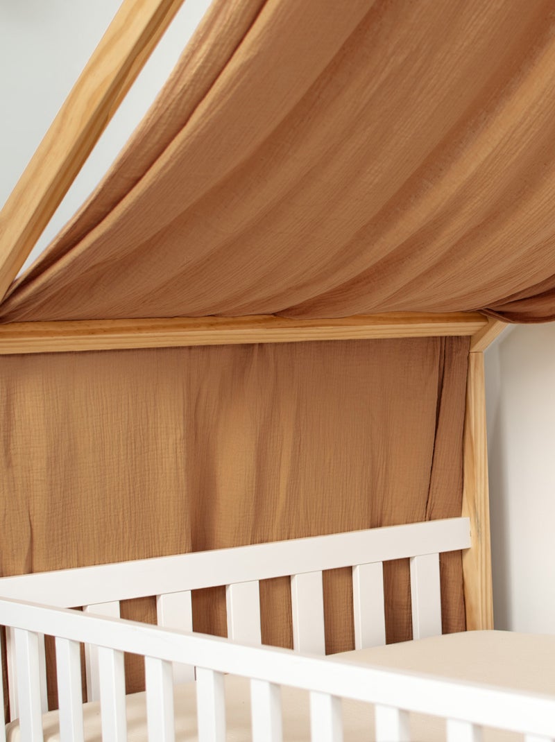 Tenda a baldacchino casetta in mussola di cotone jeanne | sevira kids | sevira kids Marrone chiaro - Kiabi