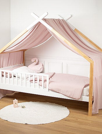 Tenda a baldacchino casetta in mussola di cotone jeanne | sevira kids | sevira kids