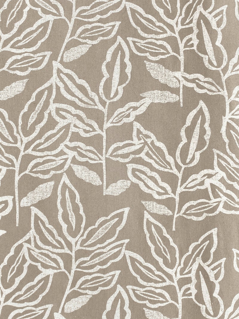 Tenda a occhiello in cotone riciclato Chambray Legno naturale - Kiabi