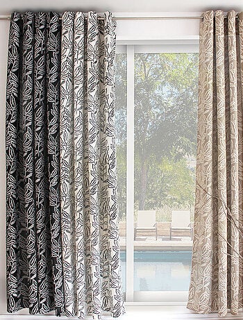 Tenda a occhiello in cotone riciclato Chambray