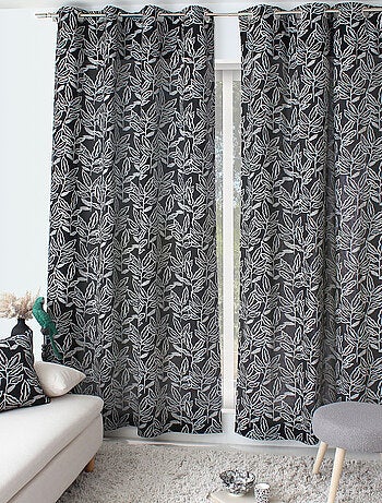 Tenda a occhiello in cotone riciclato Chambray
