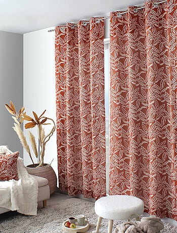 Tenda a occhiello in cotone riciclato Chambray