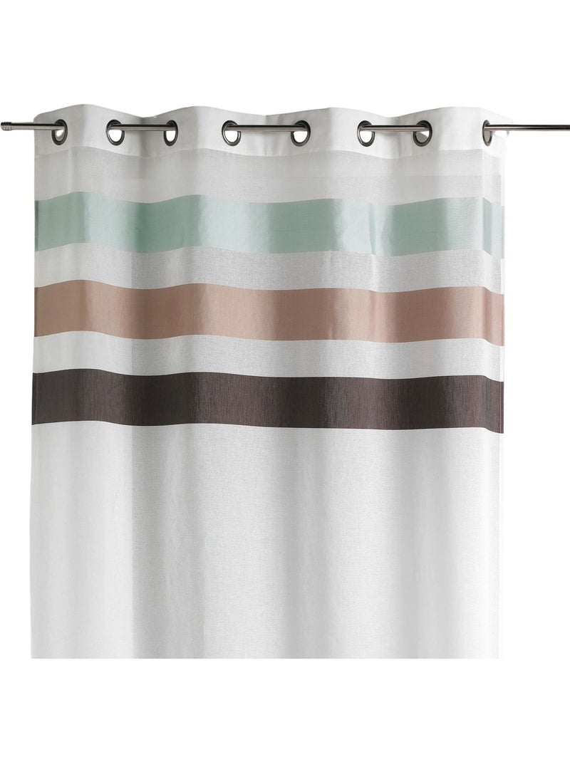 Tenda a raggiera a righe orizzontali in stamin Marrone cioccolato - Kiabi