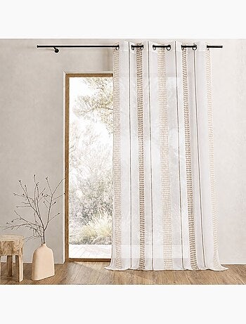 Tenda a raggiera con righe verticali e pois