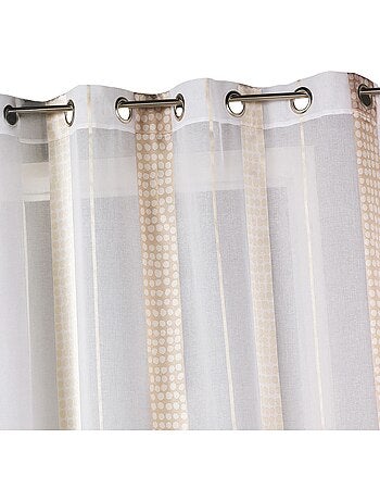 Tenda a raggiera con righe verticali e pois