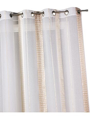 Tenda a raggiera con righe verticali e pois