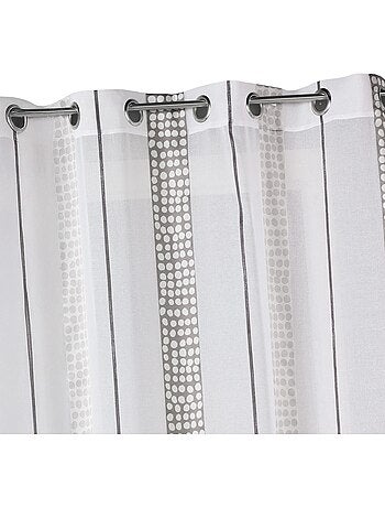 Tenda a raggiera con righe verticali e pois