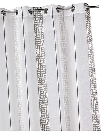 Tenda a raggiera con righe verticali e pois