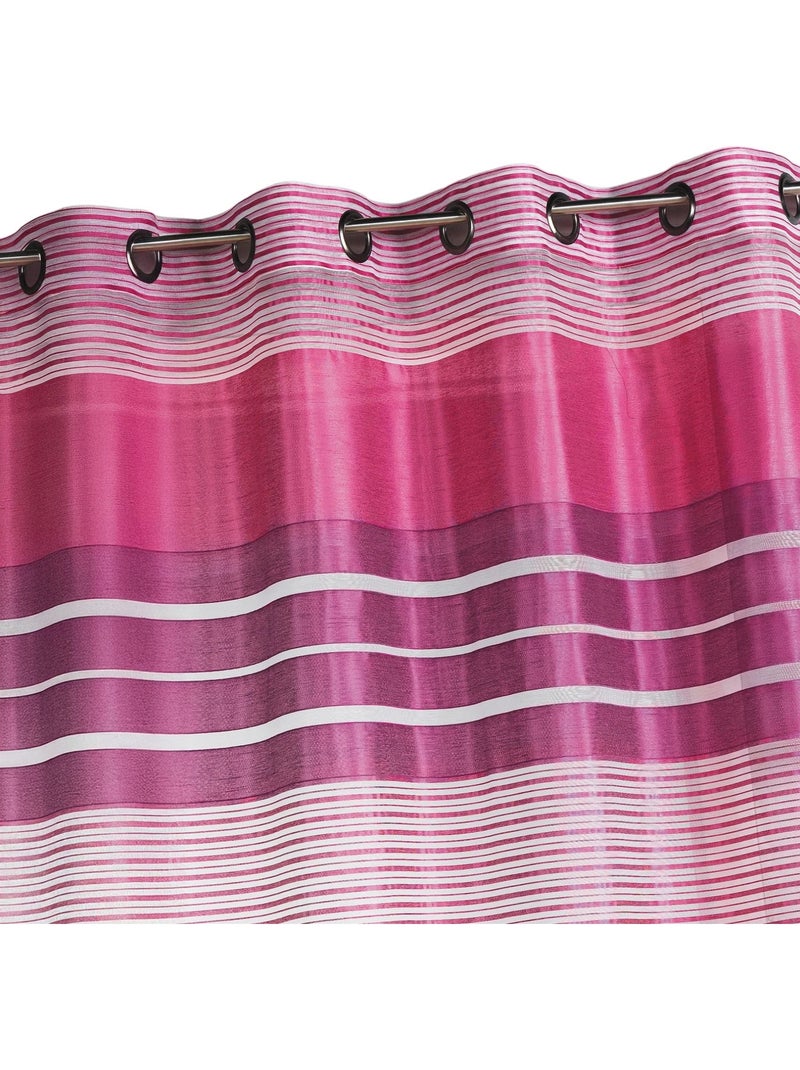 Tenda a raggiera con strisce orizzontali colorate Rosa lampone - Kiabi
