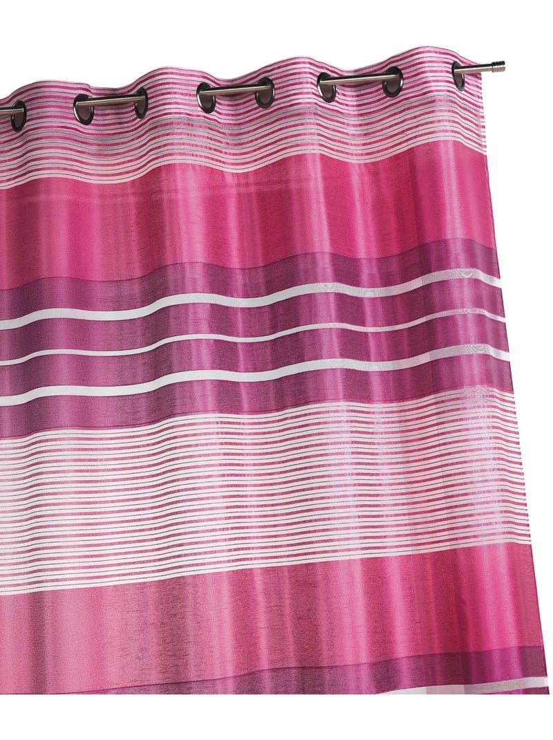 Tenda a raggiera con strisce orizzontali colorate Rosa lampone - Kiabi