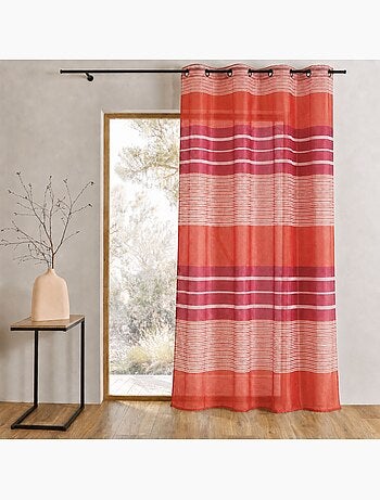 Tenda a raggiera con strisce orizzontali colorate