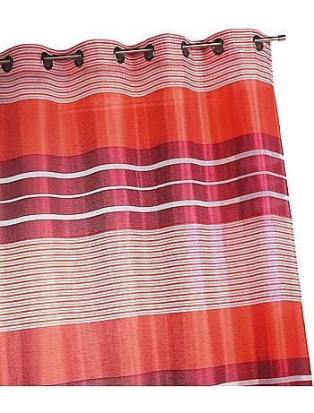Tenda a raggiera con strisce orizzontali colorate