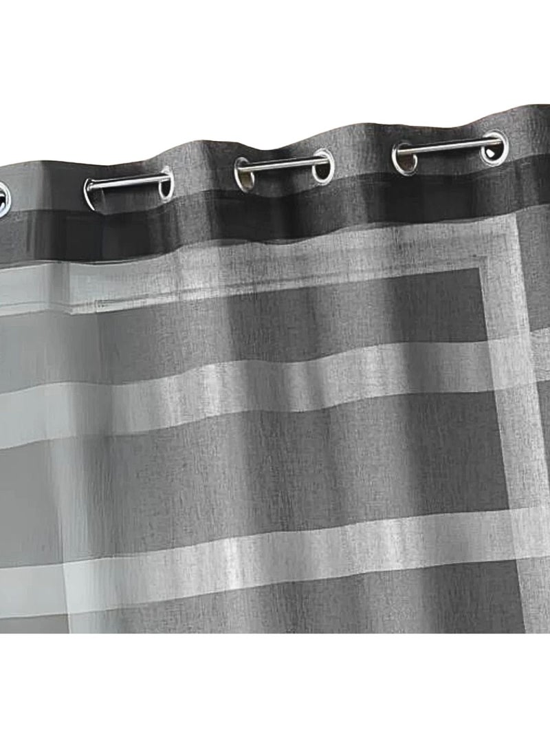 Tenda a raggiera con strisce orizzontali sfumate, pronta da montare Grigio antracite - Kiabi