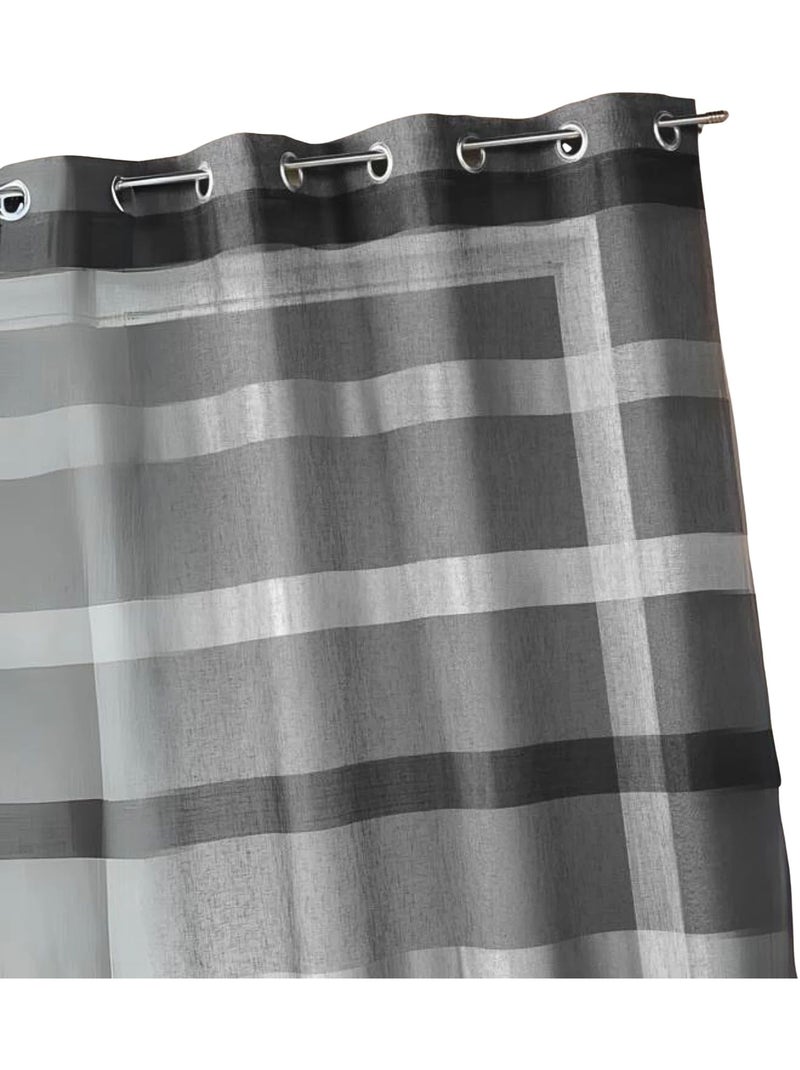 Tenda a raggiera con strisce orizzontali sfumate, pronta da montare Grigio antracite - Kiabi