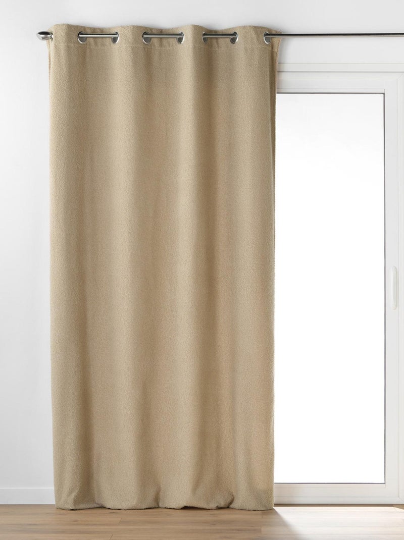 Tenda a riccioli con occhielli Beige - Kiabi