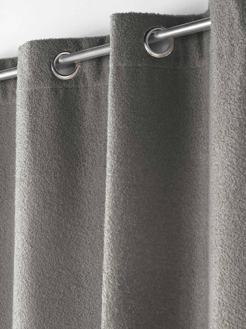 Tenda a riccioli con occhielli Grigio - Kiabi
