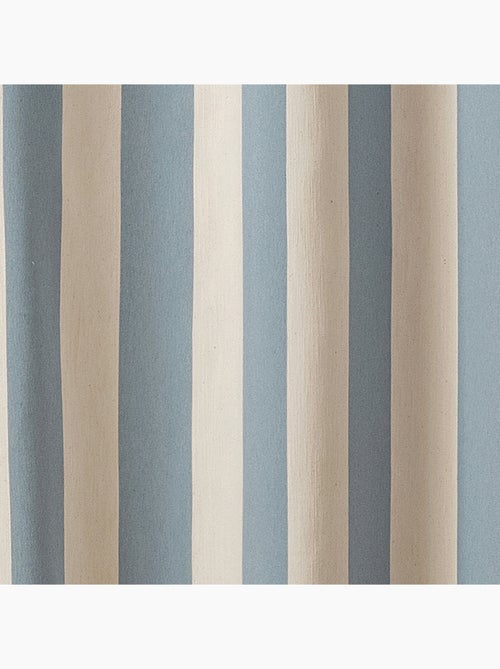 Tenda a righe verticali in tessuto satinato con occhielli - Kiabi