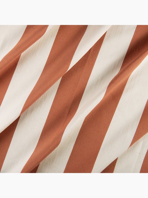 Tenda a righe verticali in tessuto satinato con occhielli - Kiabi