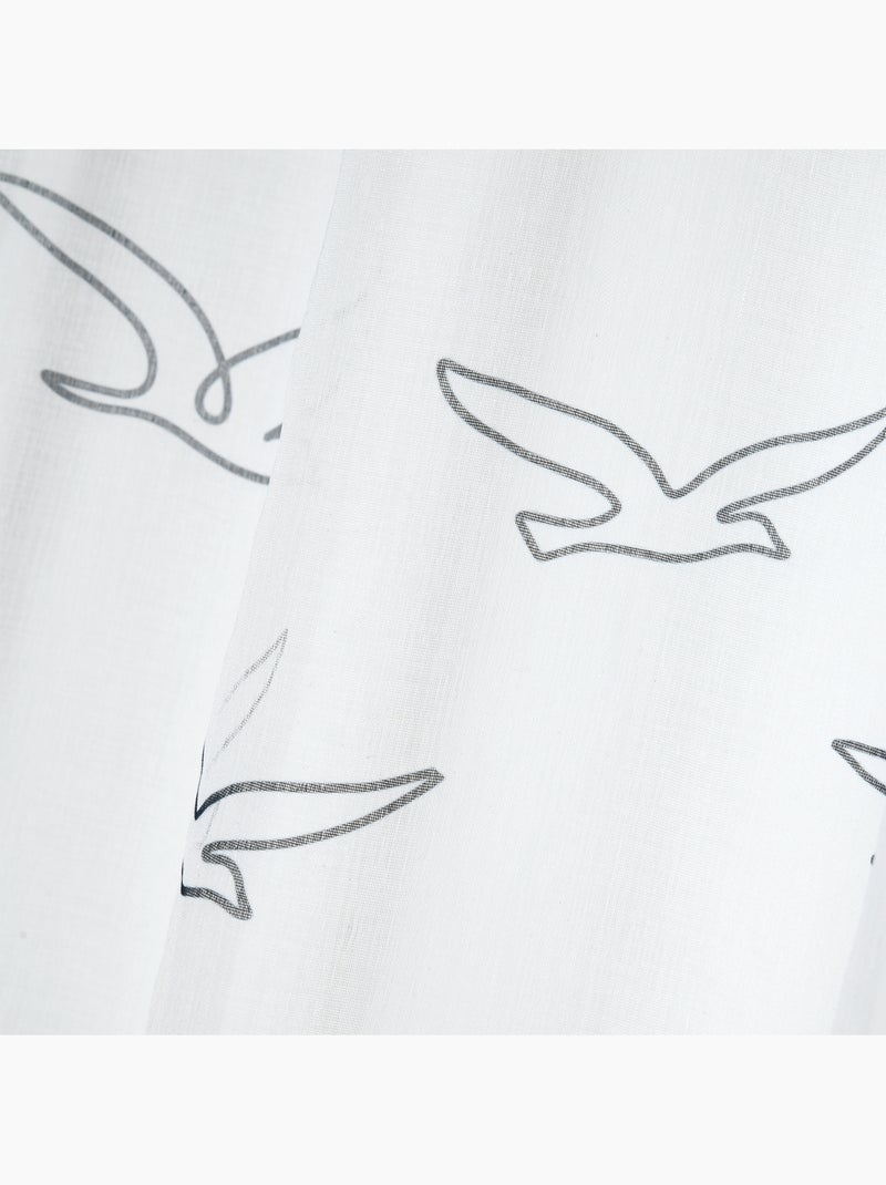 Tenda a setaccio con motivo a occhio di uccello Bianco - Kiabi