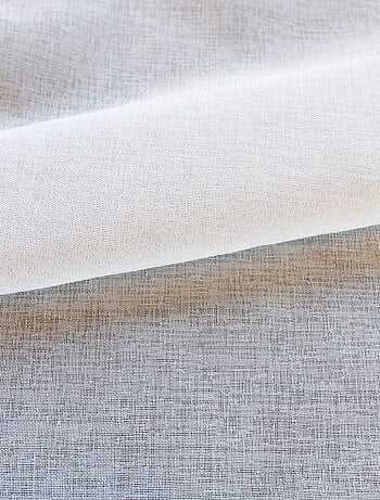 Tenda a setaccio con treccia arricciata