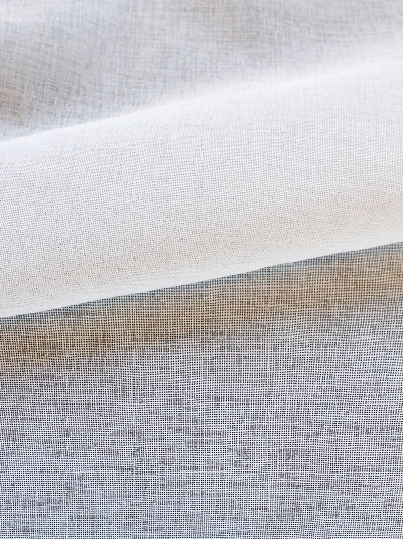 Tenda a setaccio con treccia arricciata Bianco - Kiabi