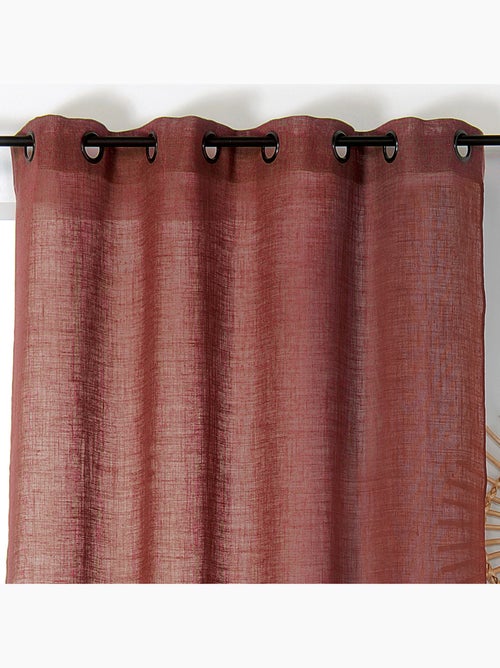 Tenda a setaccio naturale in 100% lino - Kiabi