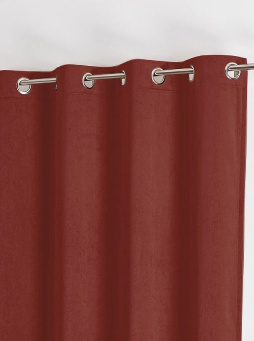 Tenda a tinta unita con effetto scamosciato - Kiabi