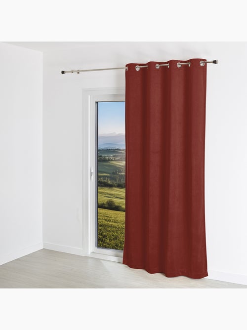 Tenda a tinta unita con effetto scamosciato - Kiabi