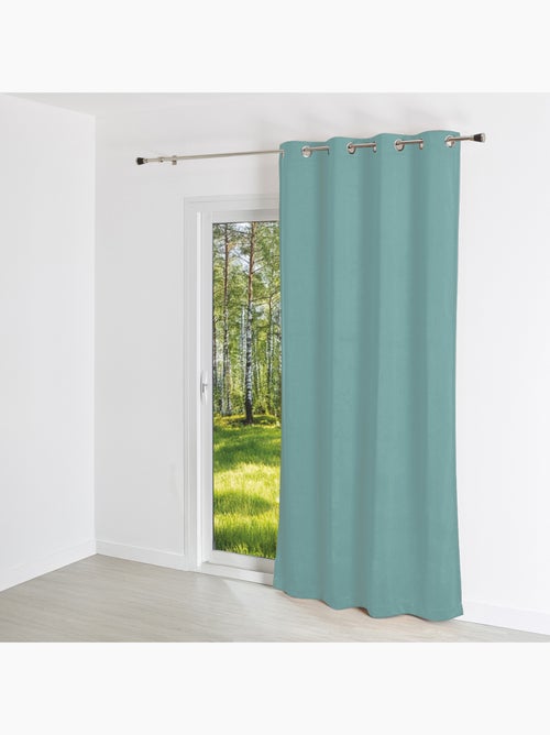 Tenda a tinta unita con effetto scamosciato - Kiabi