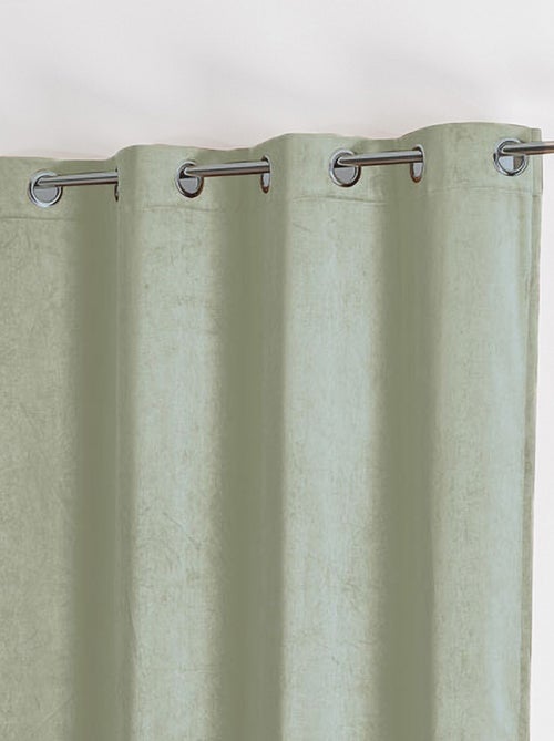 Tenda a tinta unita con effetto scamosciato - Kiabi