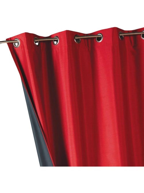 Tenda a tinta unita in shantung, 100% oscurante, a 3 strati - Kiabi Tenda a tinta unita in shantung, 100% oscurante, a 3 strati - Kiabi