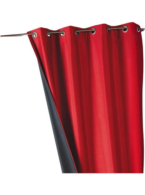 Tenda a tinta unita in shantung, 100% oscurante, a 3 strati - Kiabi Tenda a tinta unita in shantung, 100% oscurante, a 3 strati - Kiabi