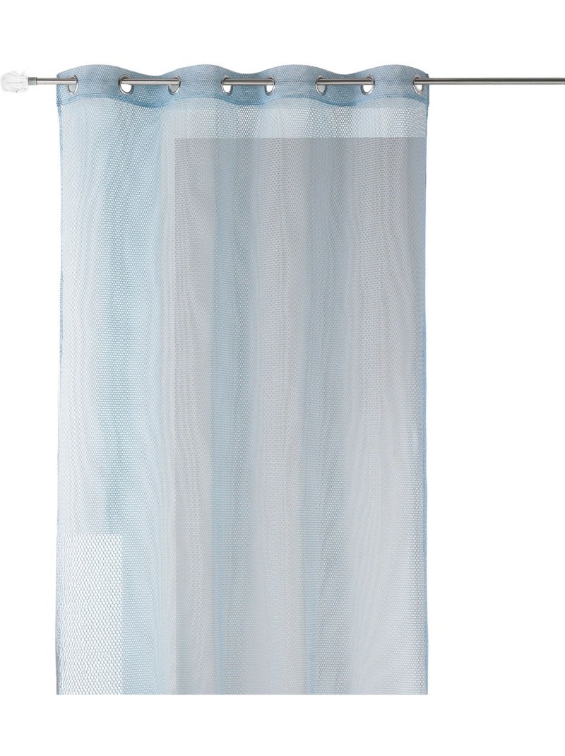 Tenda a velo a tinta unita in maglia a rete Blu azzurro - Kiabi