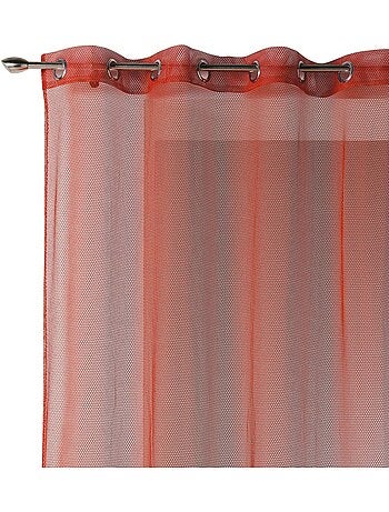 Tenda a velo a tinta unita in maglia a rete